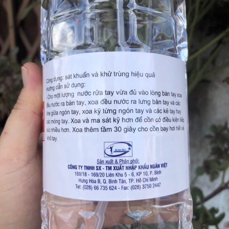 Cồn 70 độ VIP sát khuẩn khử trùng hiệu quả 1L | BigBuy360 - bigbuy360.vn