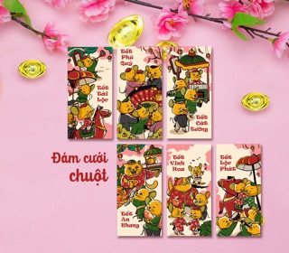 SỈ BAO LÌ XÌ 2020 [ Bộ đám cưới chuột]