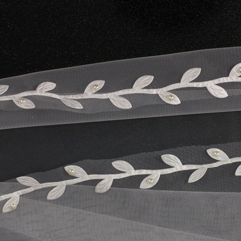 Mạng Che Mặt Vải Tuyn Kèm Lược Cho Cô Dâu