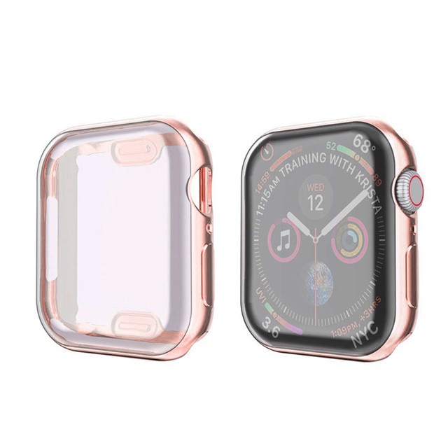 Ốp Lưng Mềm Trong Suốt Bảo Vệ Đồng Hồ Thông Minh Apple Watch 1 2 3 4 5 6 Se 38mm 40mm 42mm 44mm