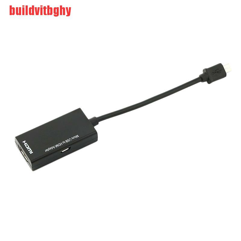 (Mua-Code) Dây Cáp Chuyển Đổi Micro Usb 2.0 Sang Hdmi Hdtv Tv Hd Cho Điện Thoại Samsung Lg S7