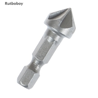 [Rut] 6 Flute Countersink Drill Bit Chamfer Cutting Woodworking Tool hexagon handle VN551