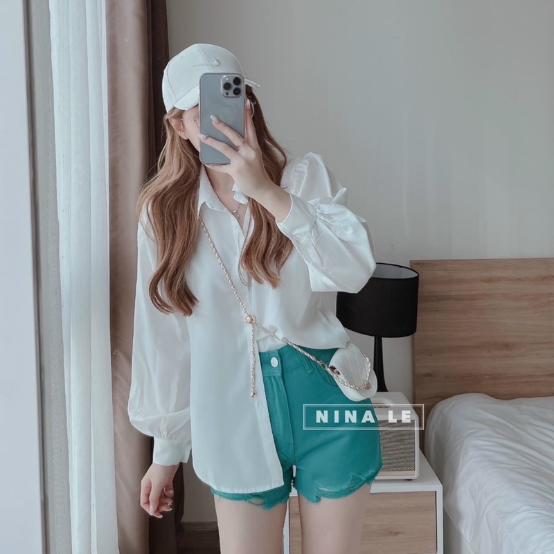 Sơ Mi tay phồng nina le