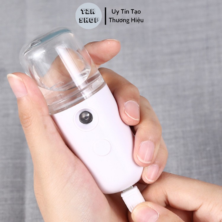 Máy xịt khoáng mini nano cầm tay phun sương kiêm máy xông hơi mini - T2K Shop