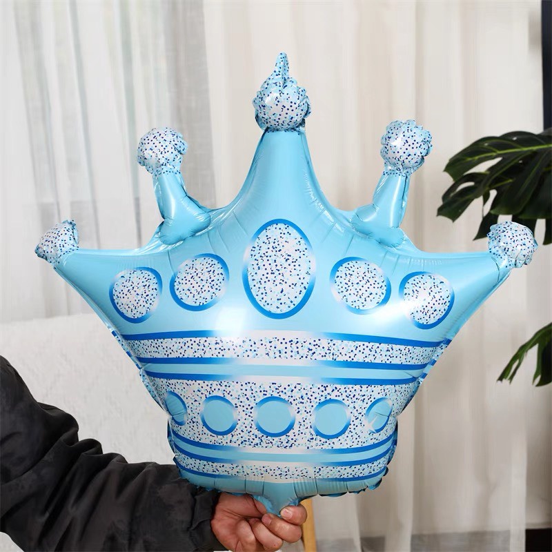 Bóng vương miện trang trí sinh nhật thôi nôi đầy tháng decor  nhiều kích cỡ màu sắc HAPPYKID BVM