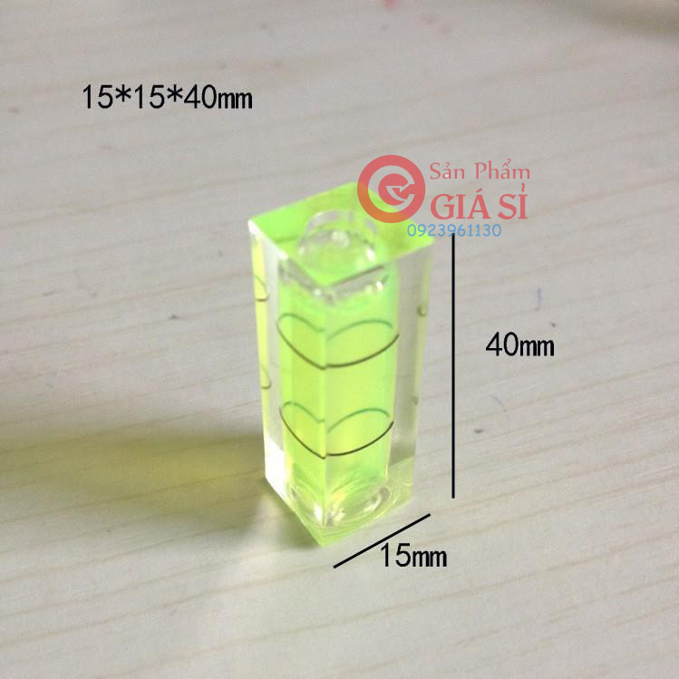 Bộ 5 ống thủy 40x15x15mm ❤️freeship❤️
