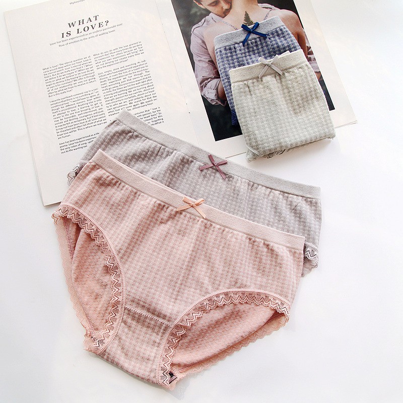Quần Lót Cotton Muji Kẻ Caro Mềm Mịn Thoáng Mát _ Q2 - S1 | BigBuy360 - bigbuy360.vn