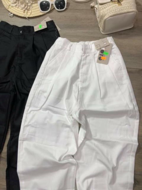Lenkapas - Quần baggy kaki dài 1m ống rộng xăn lai thỏa thích