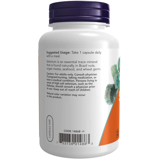 Now Foods Selenium hộp 180 viên