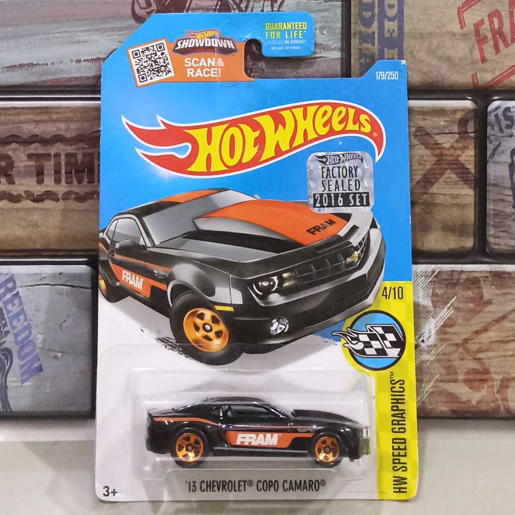 Hot Wheels Mô Hình Đồ Chơi Xe Hơi Chevy 2017 18 13 68 Copo 67 69 70 Camaro Zl1 Ss