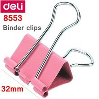 Kẹp bướm màu 32mm Deli - 8553