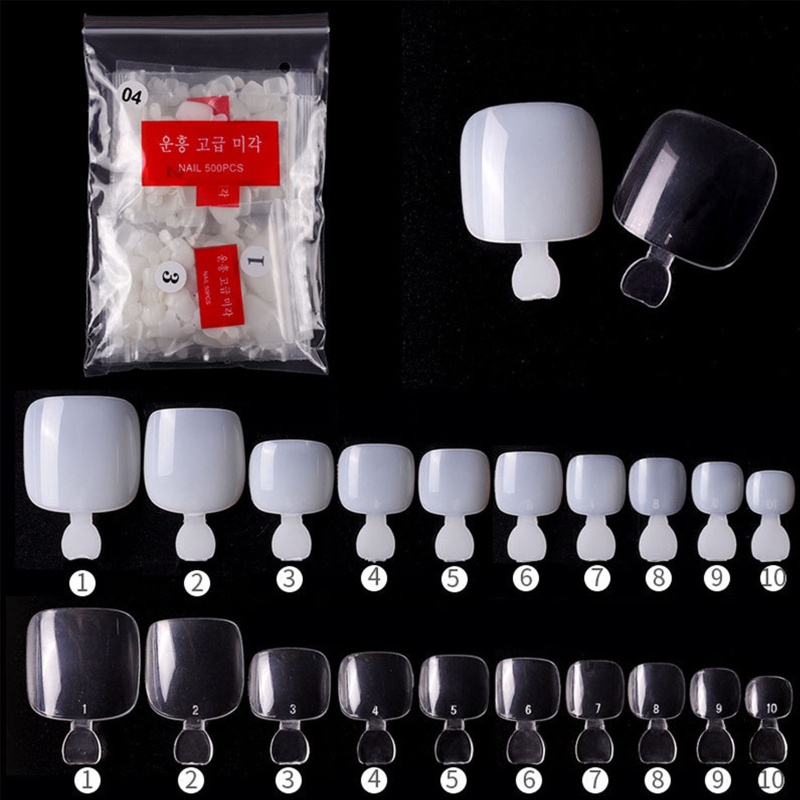 Set Móng Chân Giả Dạng Nhấn Che Phủ Toàn Diện Thời Trang