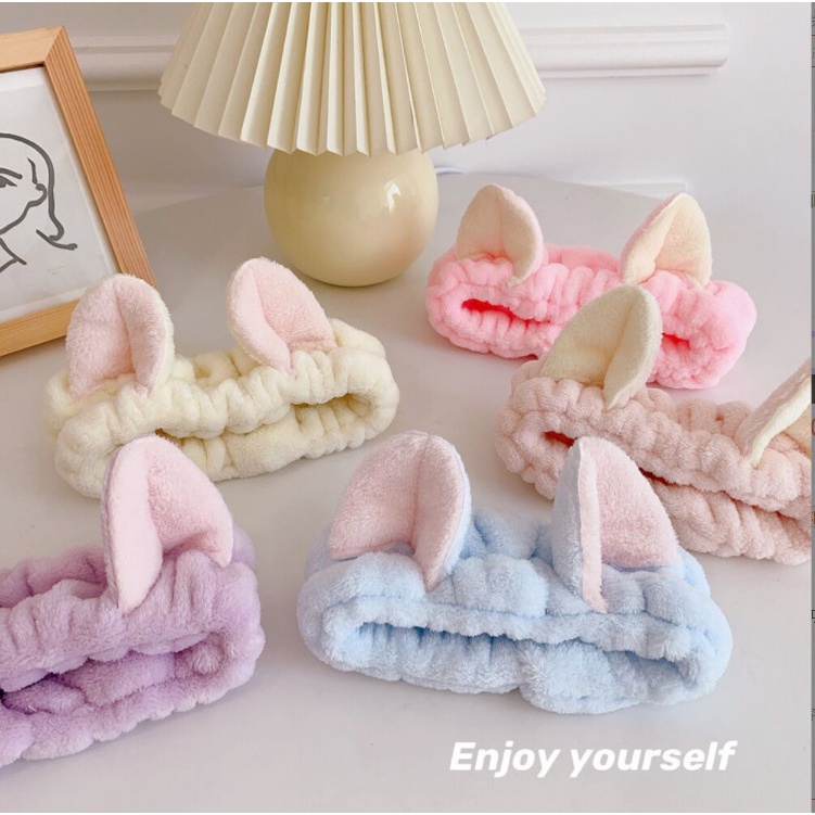 Băng đô tóc lông cừu hình tai mèo siêu cute BAG U BANGDOMEO26