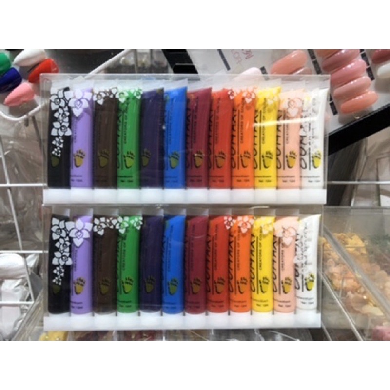 Tuyp màu gel vẽ cọ bản Oumaxi 12ml lẻ