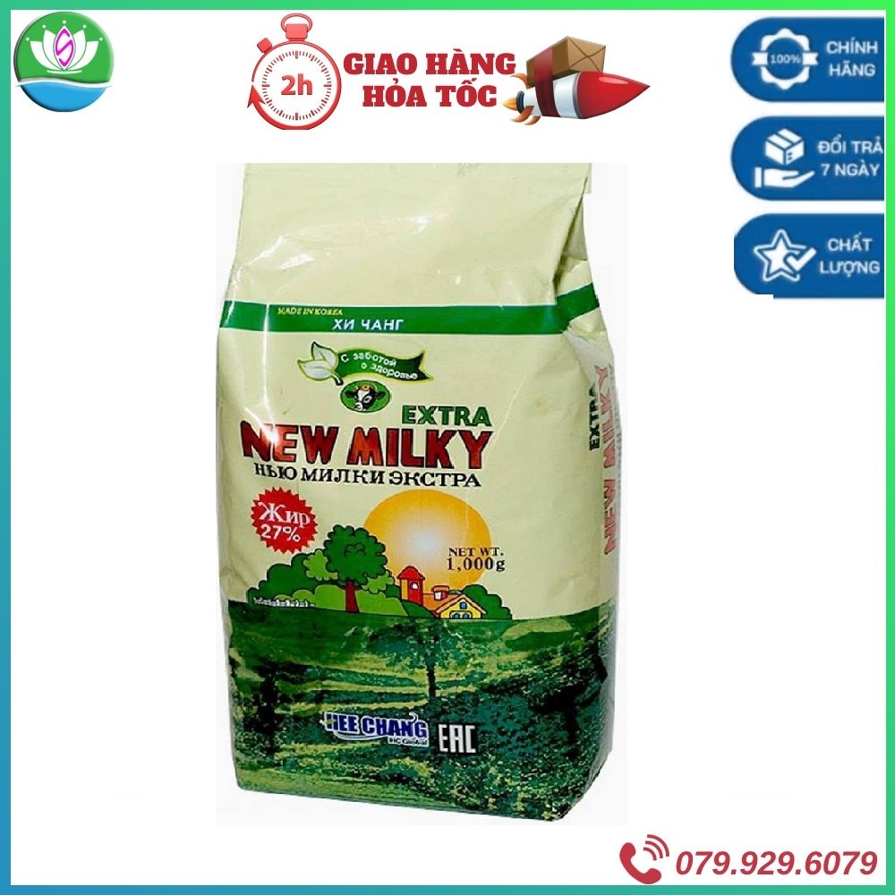 [SenXanh Emart] Sữa Béo Nga New Extra Milky 1Kg