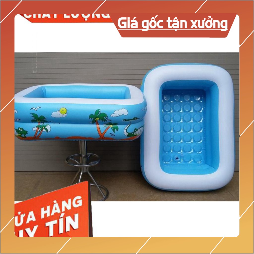 [Giá sỉ] [Siêu Sale]  Bể Bơi Phao 1m2 2 tầng, 3 tầng hàng Cao cấp (Tặng kèm bộ miếng vá + hướng dẫn sd)