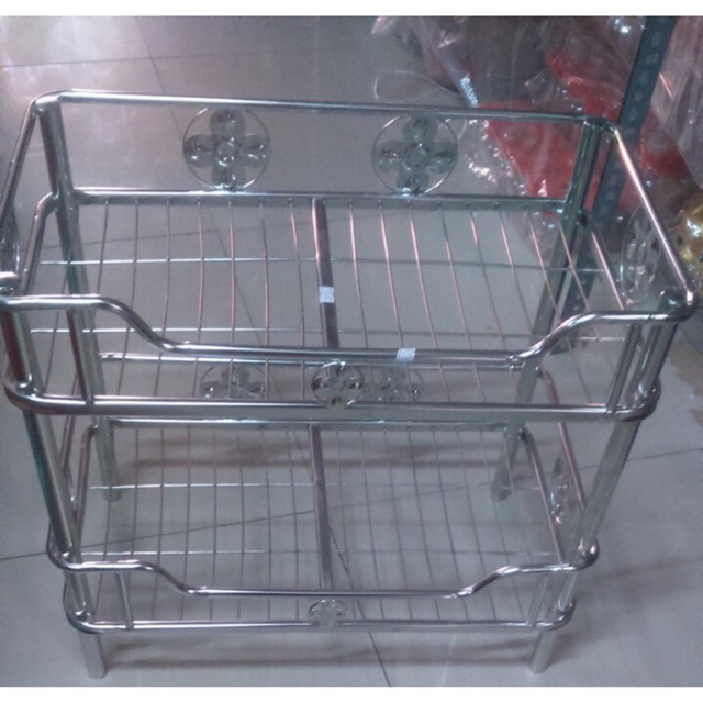 Kệ chén 2 tầng inox