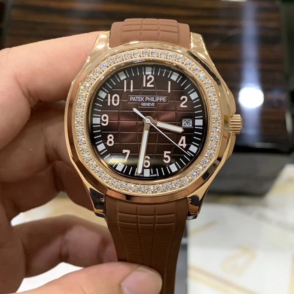 Đồng hồ Nam Pt vuông dây cao su vành đá máy nhật chạy cơ Automatic  size 40-41mm nhiều màu