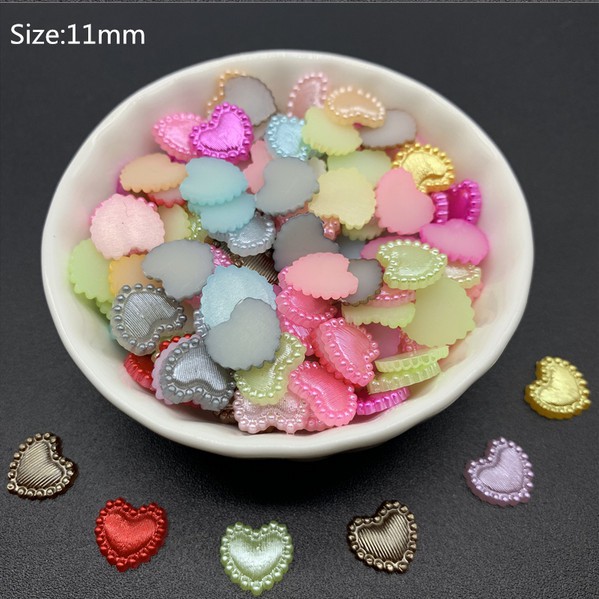 Set 100 Hạt Ngọc Trai Giả Nhiều Màu Sắc Dùng Để Trang Trí Thủ Công