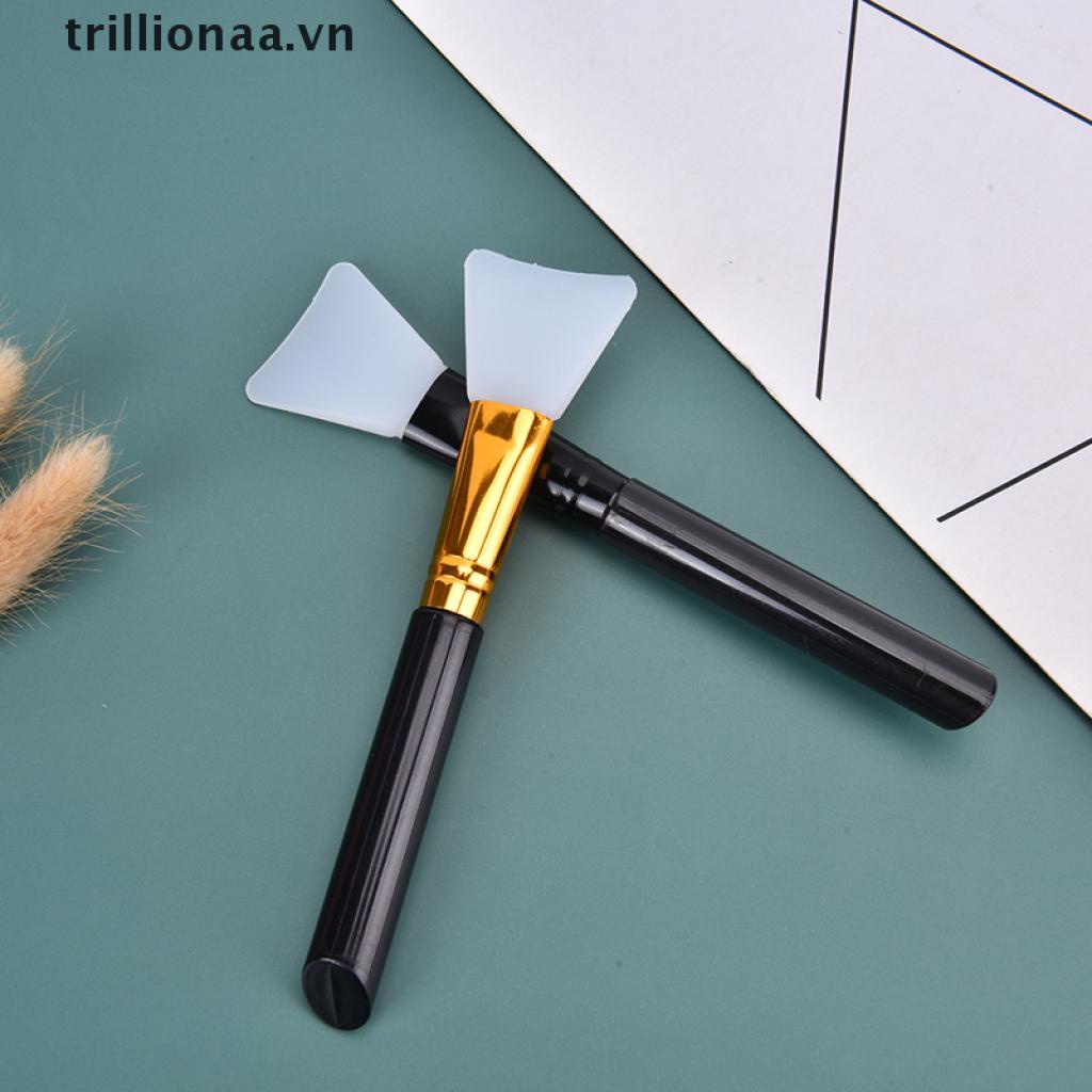 1 Cọ Đắp Mặt Nạ Silicon Gel Màu Đen DIY