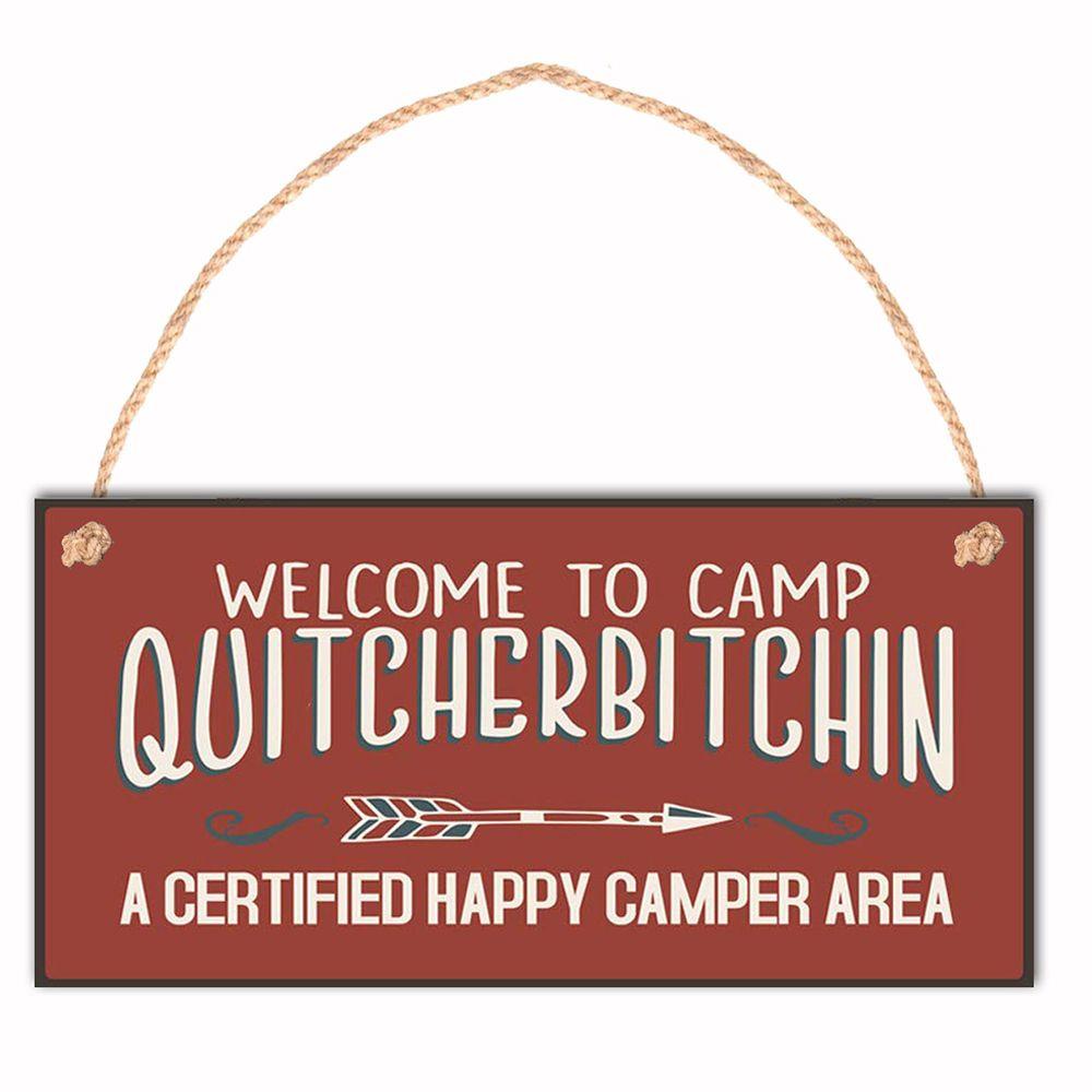 Biển Gỗ Treo Cửa Chào Mừng Halloween In Chữ Happy Halloween