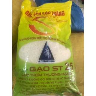 Gạo ST25 đặc sản Sóc Trăng bịch 5kg