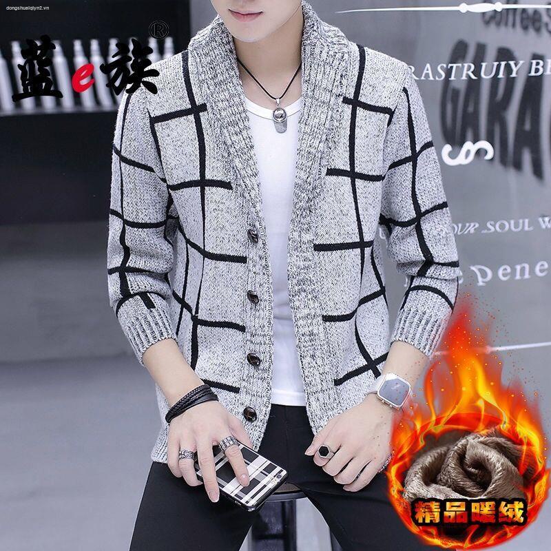 Áo khoác cardigan dệt kim thời trang thu đông dành cho nam