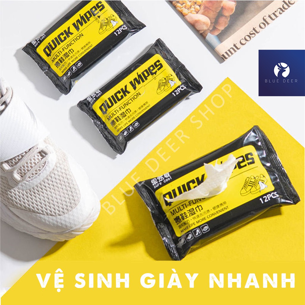 Khăn Giấy Ướt Lau Giày Sneaker Quick Wipes - Khăn Giấy Ướt Vệ Sinh Giày – BLUE DEER