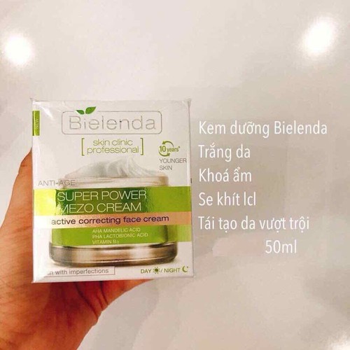 Kem Dưỡng Da Bielenda cho Da Dầu, Hỗn Hợp Và Da Mụn 50ml