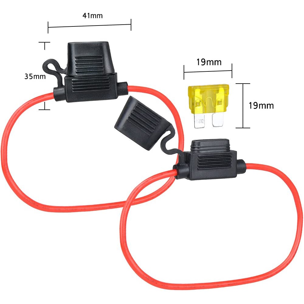 Dây Nối Cầu Chì Chống Nước Dùng Trên Xe Hơi Ô Tô [Đủ Kích Thước]