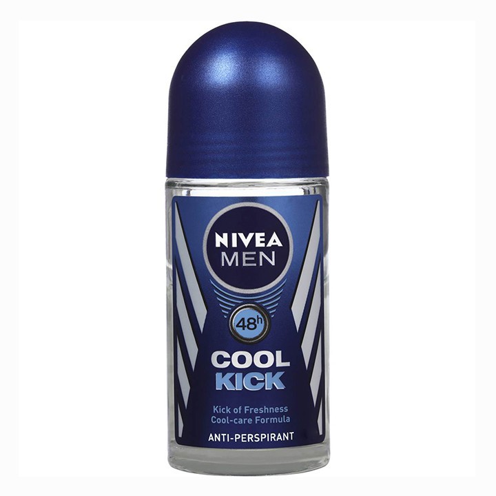 Lăn Khử Mùi Nivea Men  COOL KICK Mát Lạnh 50ml