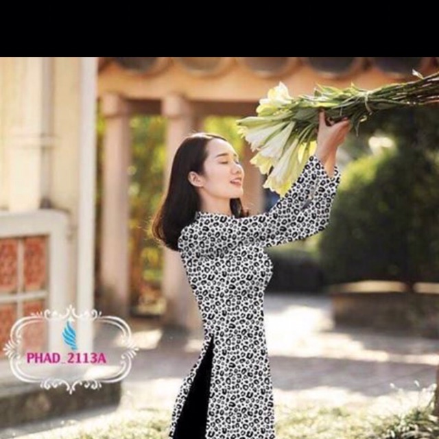 Vải áo dài 3D