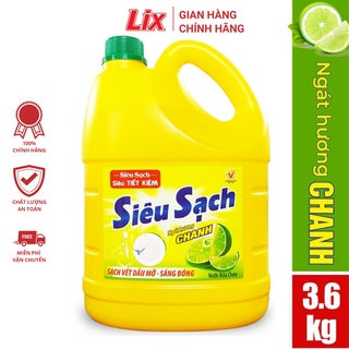 Nước rửa chén siêu sạch chanh 3