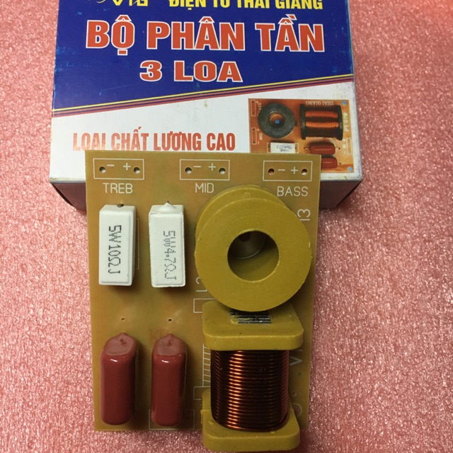 Mạch phân tần 3 loa 1 bass 1 Mid 1 treble.Giá 1 mạch.