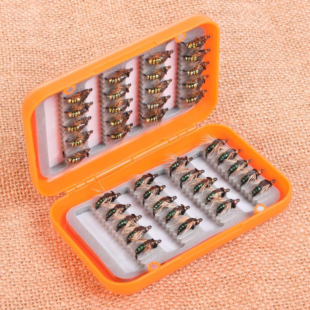 MYRONGVN Set 2 Mồi Câu Cá Giả Hình Côn Trùng Tiện Lợi