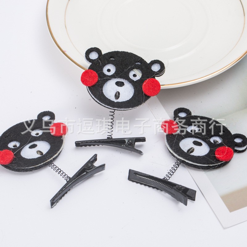 Kẹp tóc lò xo hoạt hình dễ thương Ver 2