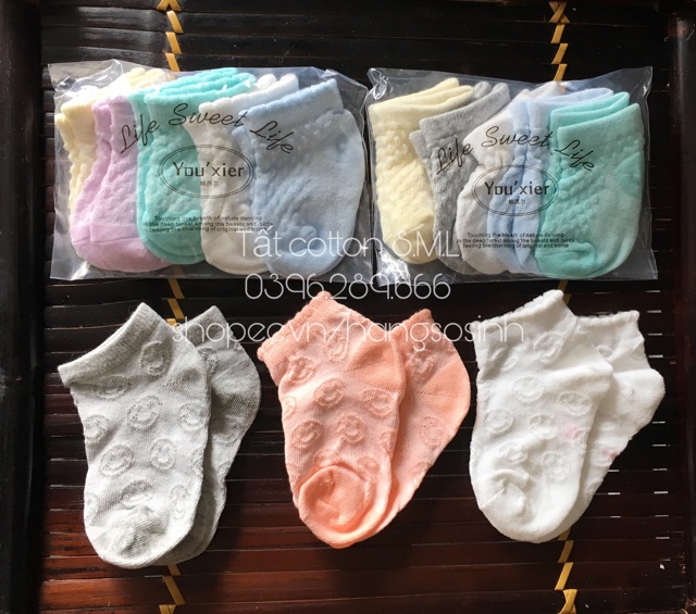 Tất lưới cotton cho bé (S.M.L)