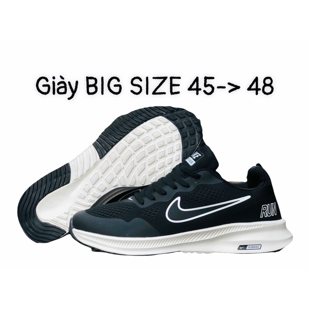 GIÀY THỂ THAO BIG SIZE RUN( SZ 45 ĐẾN 48 )