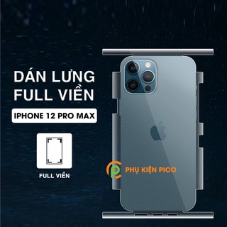 Dán lưng Iphone 12 Pro Max PPF cao cấp dẻo trong suốt full viền - Dán dẻo Iphone 12 Pro Max