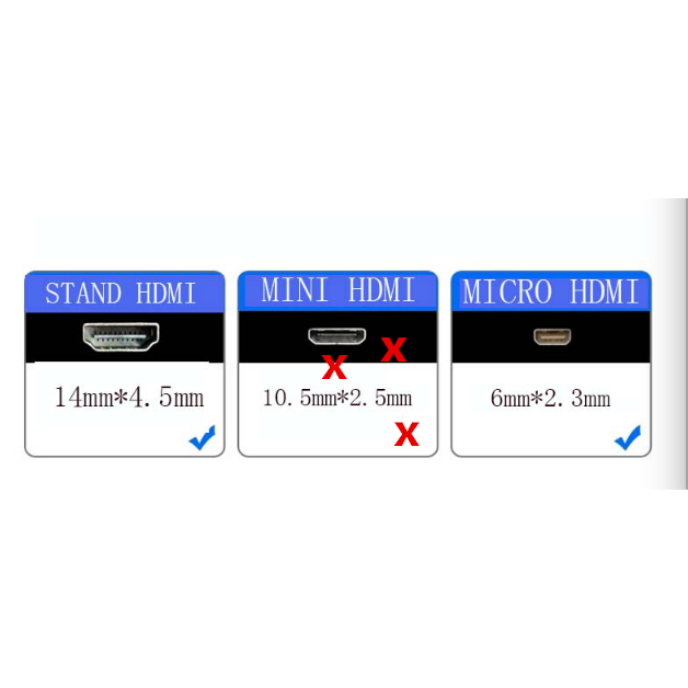 Dây Cáp Chuyển Đổi hdmi Cho fujifilm finepix x-Trai2 xt2 xp130 x-a3 xa3 xe3 x-e3 finepix xp90 x-Adv20 x-h1 x-a10 xa10 xp80
