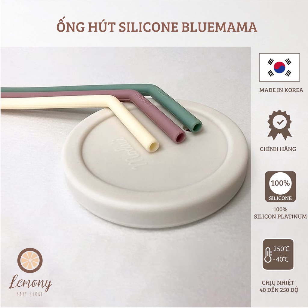 Ống hút silicon Bluemama chính hãng