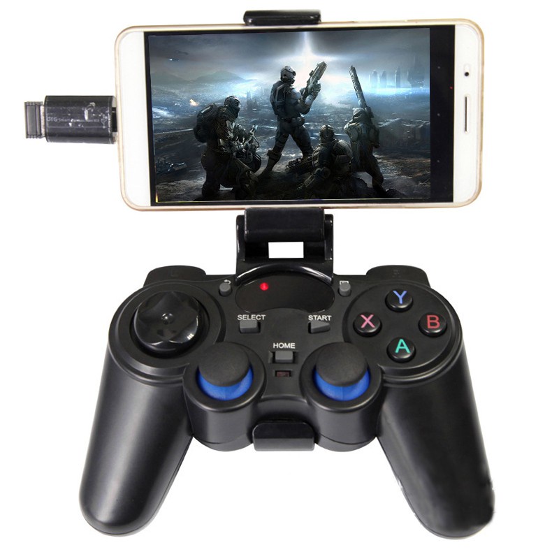 Tay cầm chơi game không dây Bluetooth 2.4G - Tay cầm chơi game PC / Laptop / Điện Thoại / TV Android / TV Box