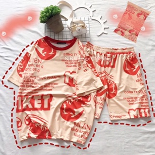 SET ĐỒ NGỦ MÌ ĂN LIỀN