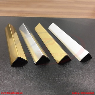 Nẹp V nhôm 15mm, nẹp ốp góc vuông chữ V