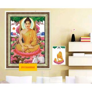 Tranh đính đá đức phật di lặc tuyệt đẹp kt 40×50cm