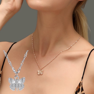 Dây Chuyền Mặt Bướm Nhỏ Đơn Giản Cá Tính Cho Nữ