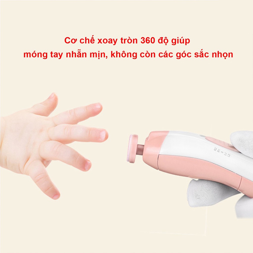 Máy cắt móng tay, máy dũa móng tay an toàn cho bé