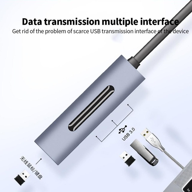 Bộ Chuyển Đổi Usb-C Sang Hdmi Hub 4k Kèm Giắc Cắm 3.5mm & Pd Cho Macbook Pro | BigBuy360 - bigbuy360.vn