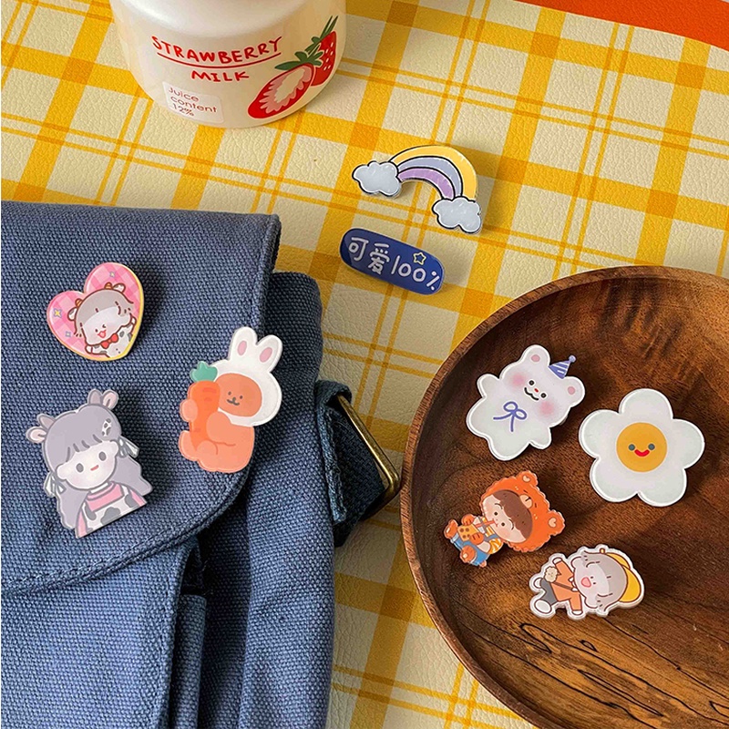 Huy Hiệu Cài Áo Hình Hoạt Hình Nhật Bản Dễ Thương 2022