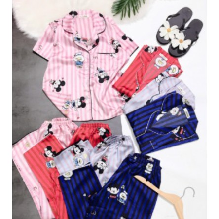 Bộ Pijama Lụa Hàn Cao Cấp Siêu Nhẹ 💖Mềm 💖 Mịn 💖 Được Chọn Mẫu 💖FREE SHIP 💖 Ảnh Thật + Video